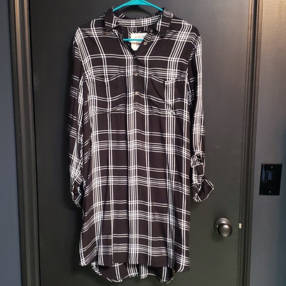 SO Dresses & Skirts - NWT Flannel Shirt Dress